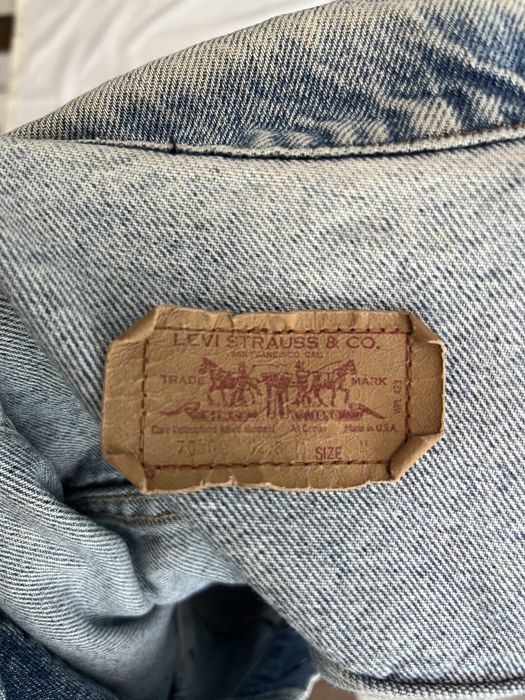 Винтажная куртка levis trucker jacket