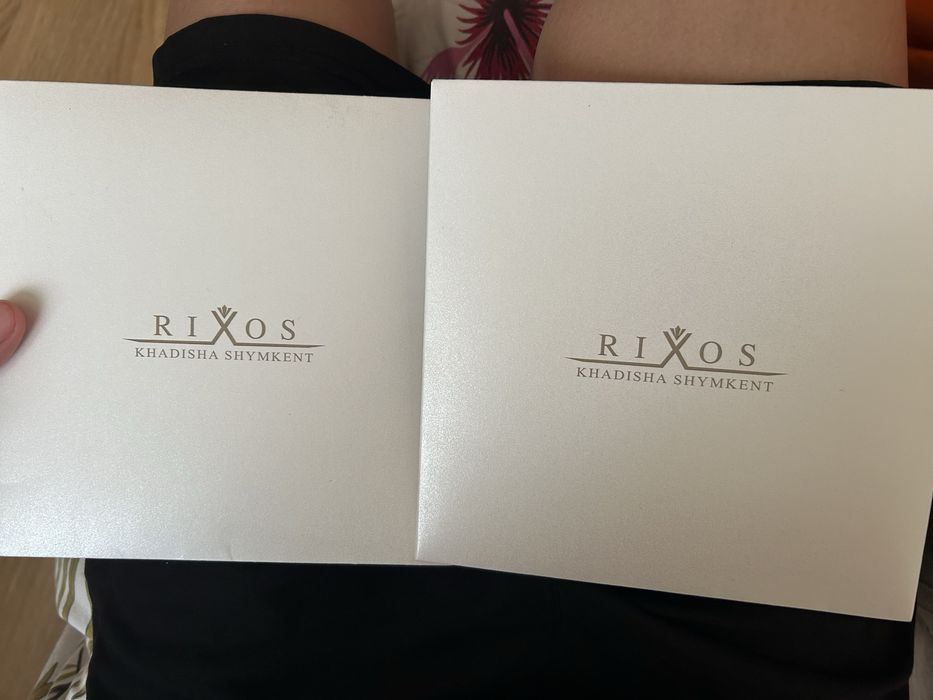 Сертификат в Rixos