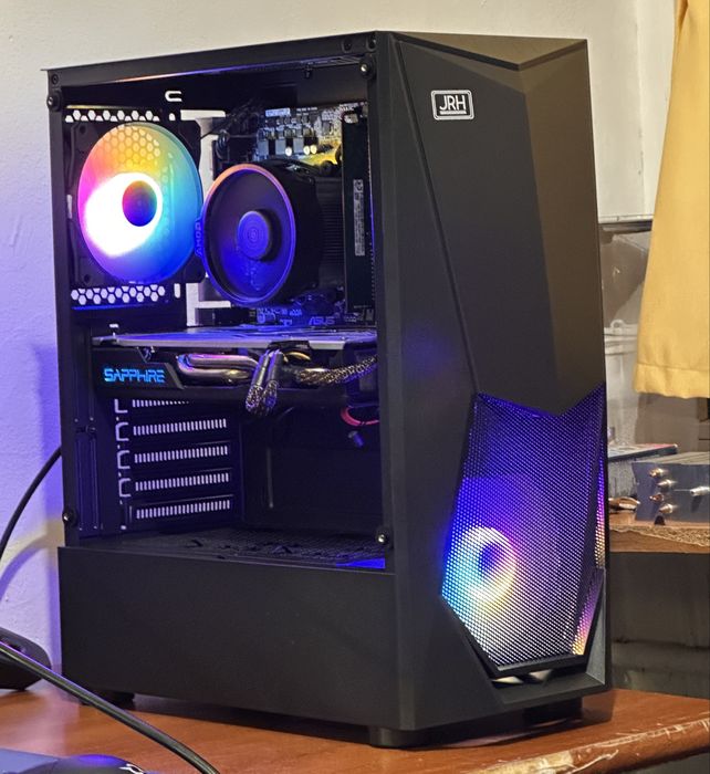 OFERTA! PC Calculator Gaming Ryzen 5 DDR4 RX 580 8GB GDDR5 SSD HDD 1tb