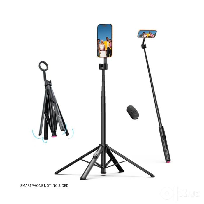 Ulanzi auto-open magnetic selfie stick sk-21.  3oy do’kondan kafolat
