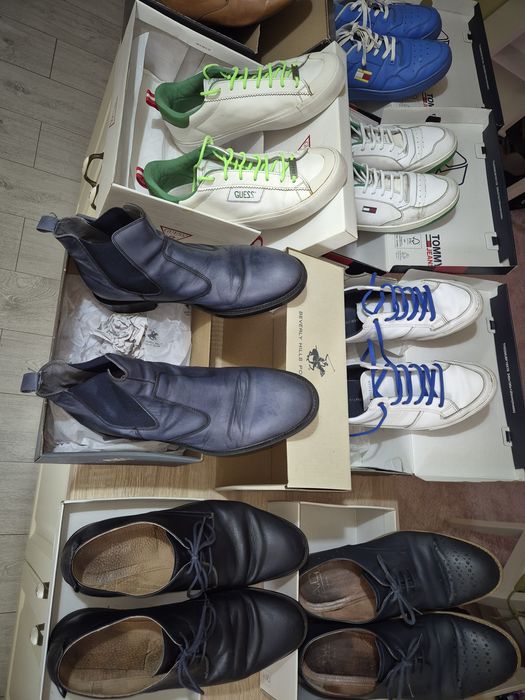 Ghete cu banda elastica M44, Albastre