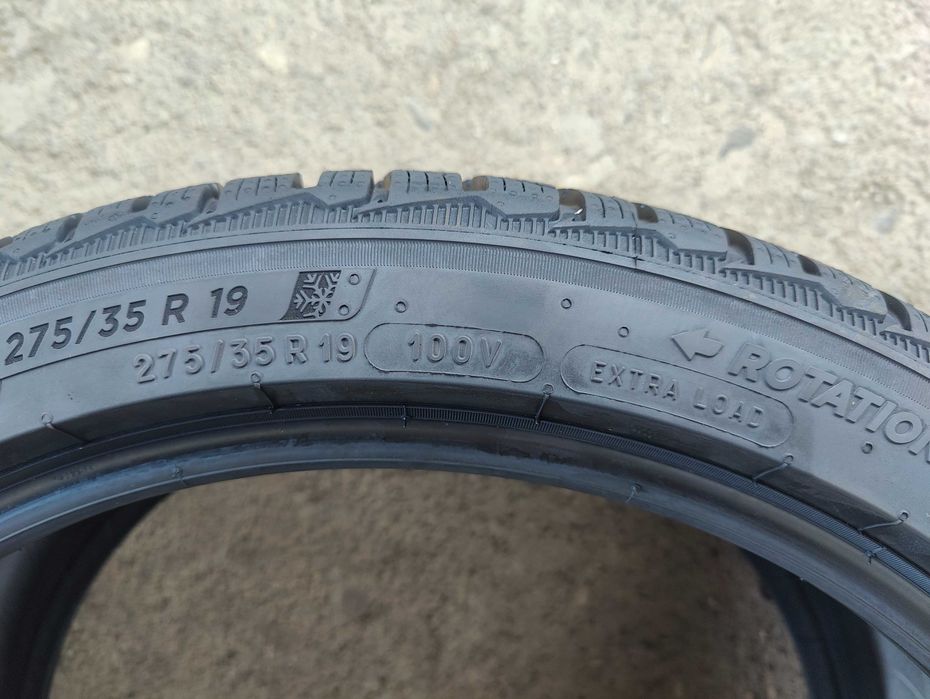 2 Нови зимни гуми 275/35R19 Michelin Pilot Alpin 5*(BMW) XL 100V M+S 3PMFS RFID с борд