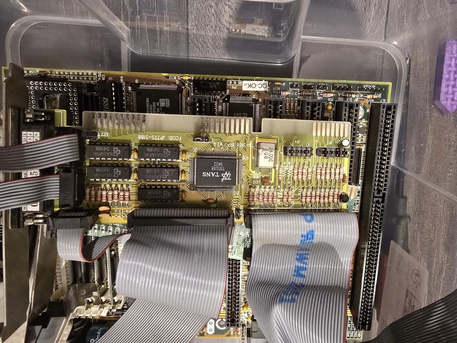 Kit AMD 80386DX placa video Trident