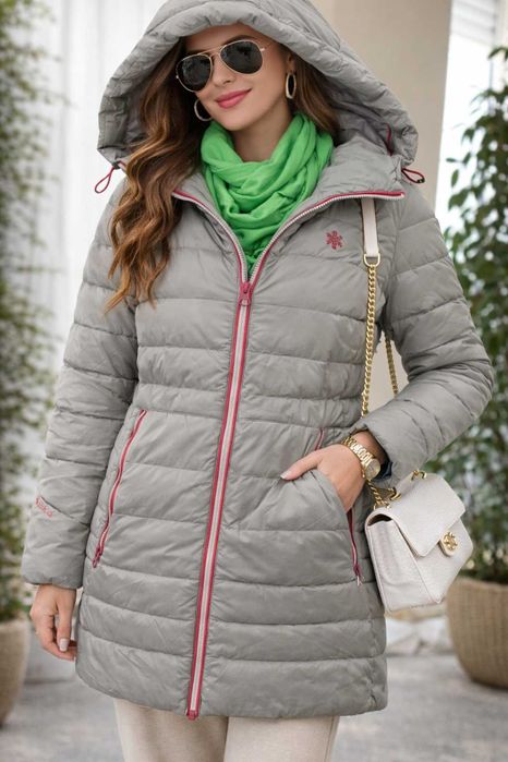 Много топло зимно,сиво яке.