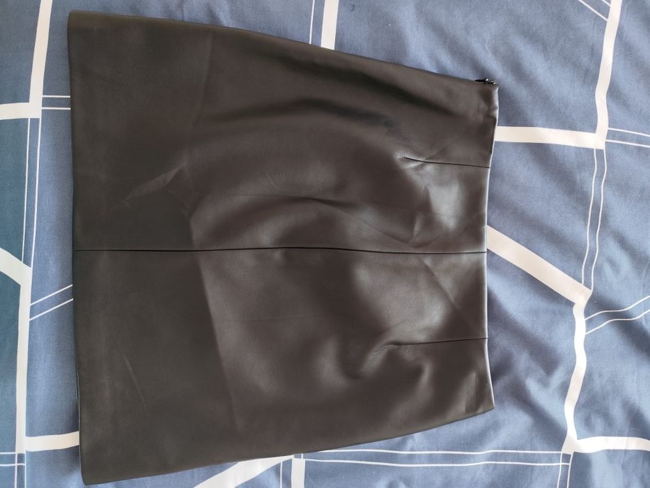 Къса кожена пола River Island