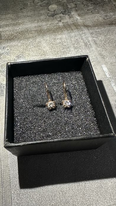 Детские серьги золотые