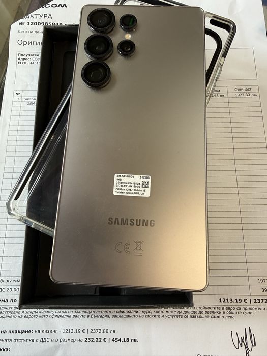 Samsung s25 ultra 12/512gb gray Гаранция!Неразличим от нов!