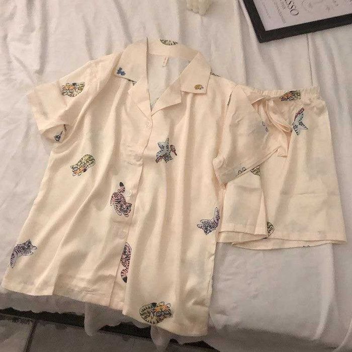 Пижама женская размер М, шёлк