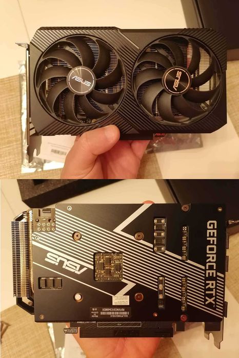 Placa video folosita ASUS 3060 DUAL V2 LHR 12GB GDDR6 inca in garantie