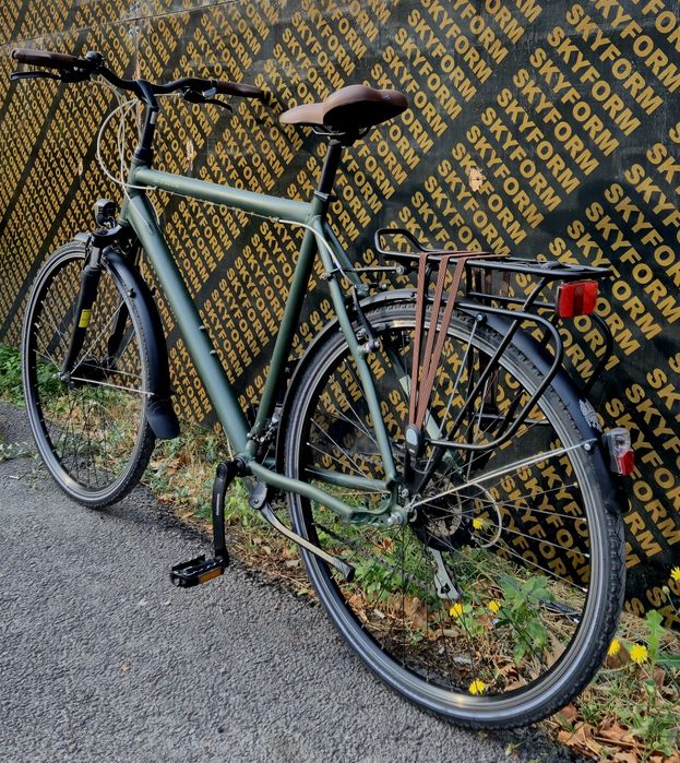 Градски-трекинг велосипед Btwin Hoprider 500