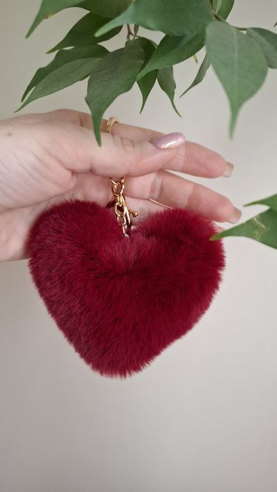 Брелоки сердечки на 14 февраля