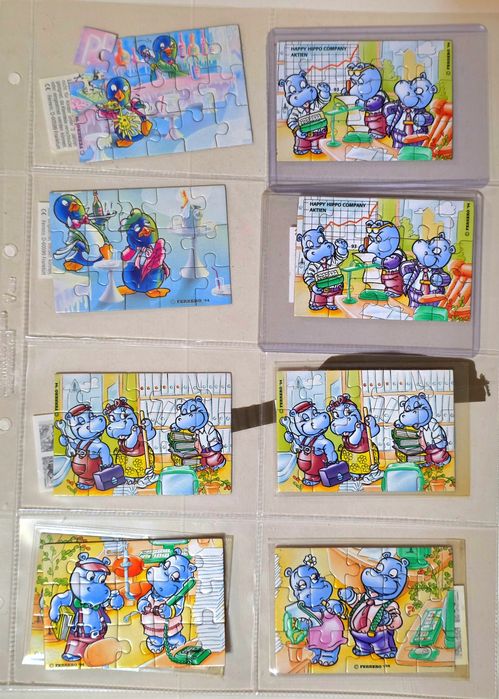 Продавам Киндер пъзели