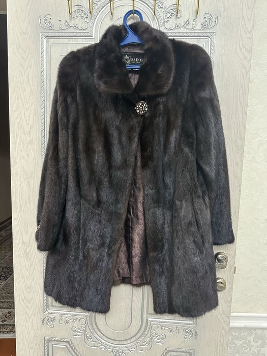 норковая шуба без капюшоном