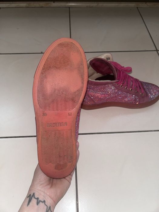 Sneakers LE SILLA cu cristale Swarovski – originali, mărimea 36