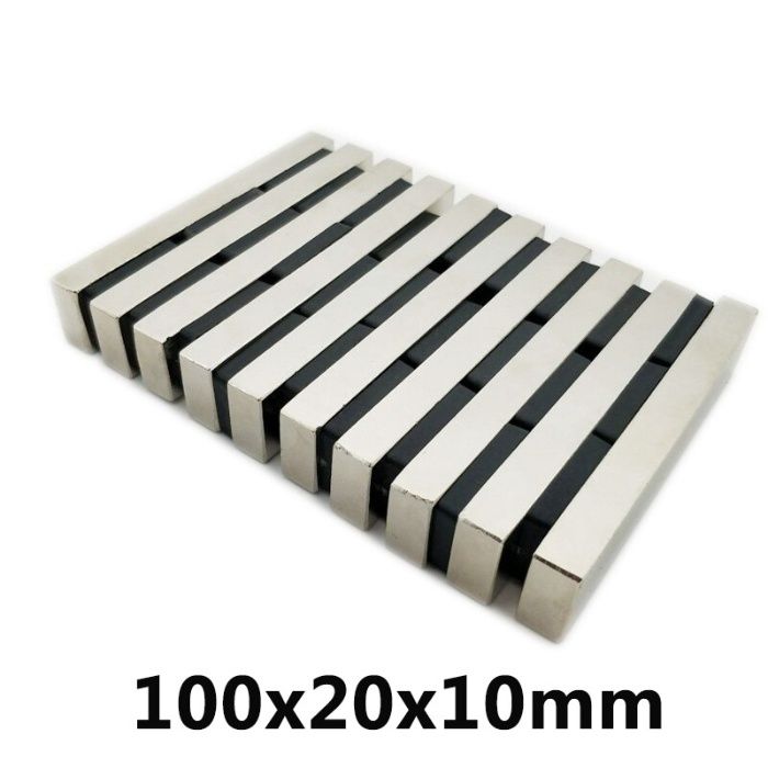 100x20x10mm МАГНИТ-65кг. неодимов  подходящ за пелетини машини, пелети