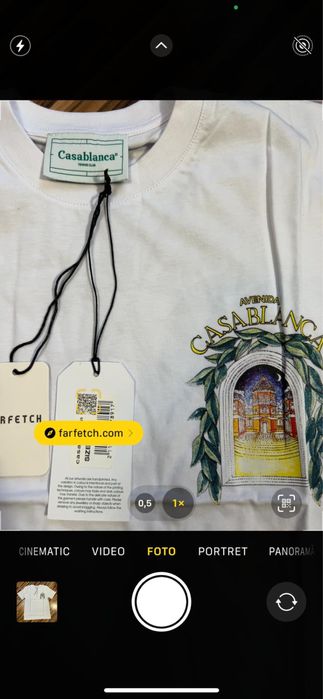 Tricouri CASABLANCA negru/alb