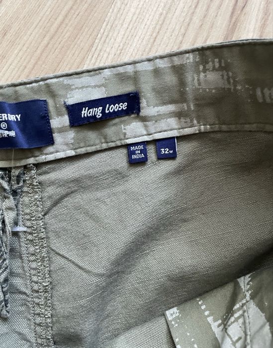 SUPERDRY / мъжки къс ленен панталон W32
