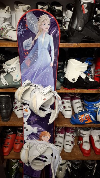 Placa snowboard 130 cm cu legaturi