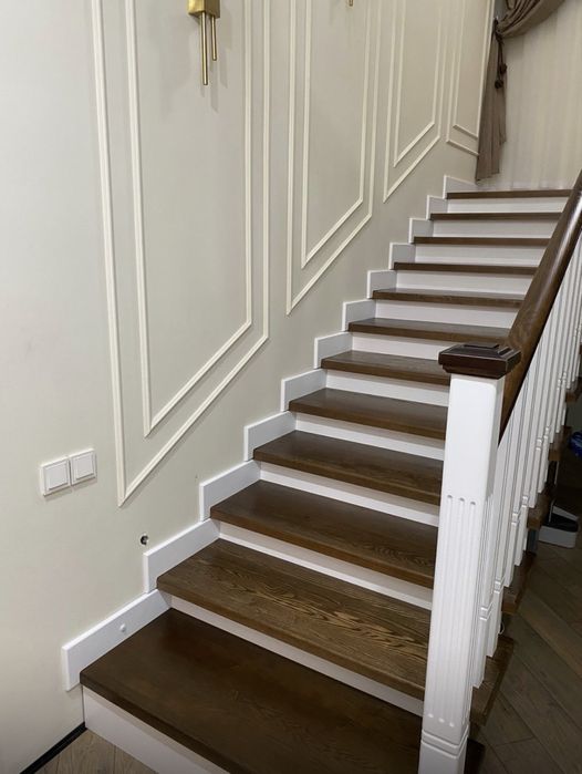 Дереаянные лестницы Дуб,Бук,Шпон