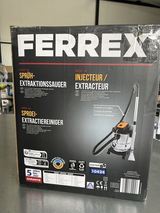 Прахосмукачка за пране , сухо и мокро чистене 20л 1600W-нова Scheppach