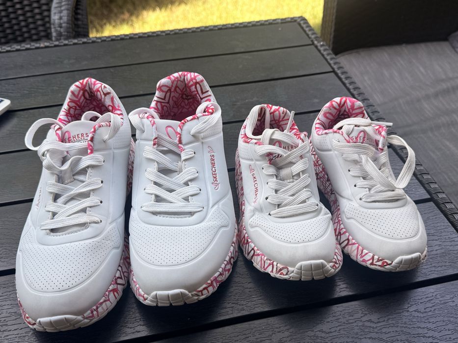 Маратонки Skechers, дамски и детски, еднакви
