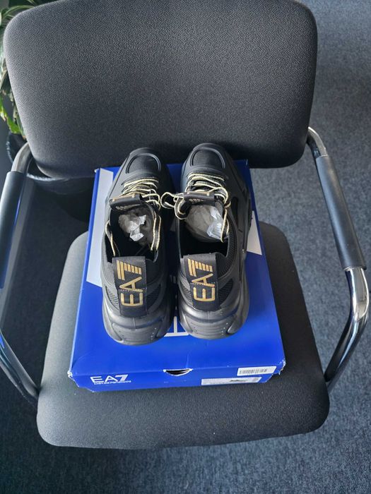 EA7 Emporio Armani, сникърси X8X174 XK377 U106, Черен