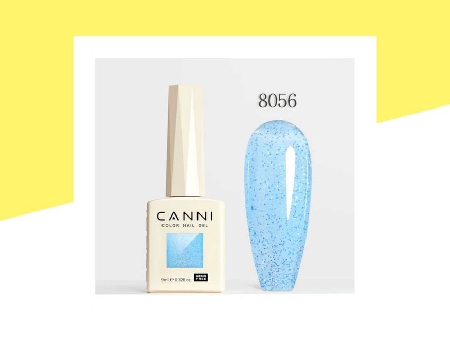 Професионален хипоалергенен гел лак серия „Fairy Glitter“ CANNI – 9 мл