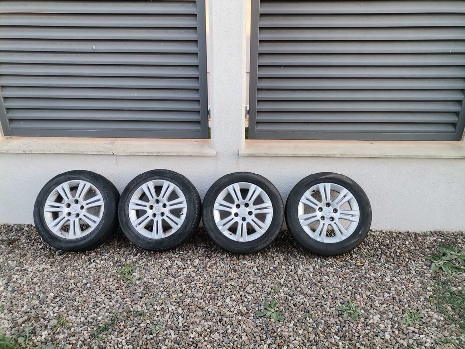 Vând roți jante aliaj 5x110 R16 Opel Astra Zafira