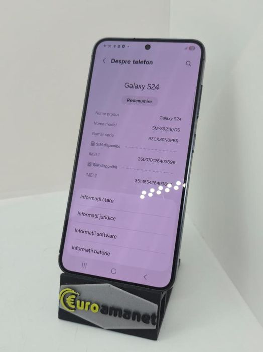 Telefon mobil Samsung Galaxy S24, Dual SIM, 8GB RAM, 256GB, 5G, -A-