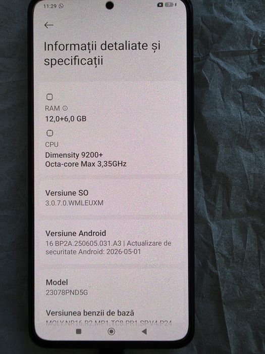 Xiaomi 13T Pro  cu 12+6 gb RAM si 512 GB