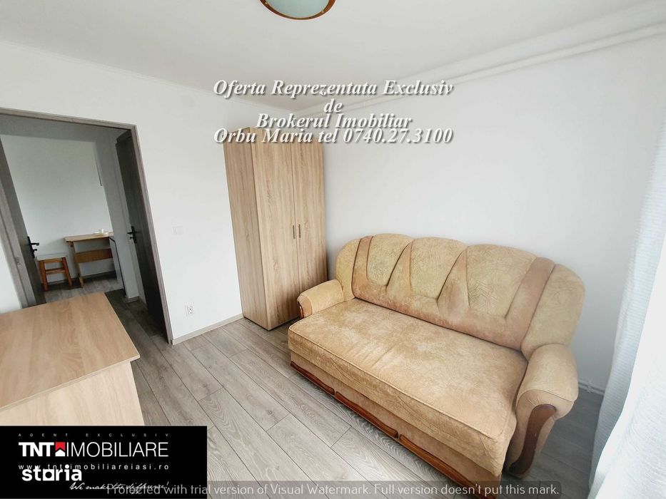 Apartament 2 Camere Decomandat Complet Renovat & Utilat, Zona Podu Roș