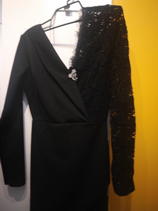 Чисто нова Черна елегантна рокля