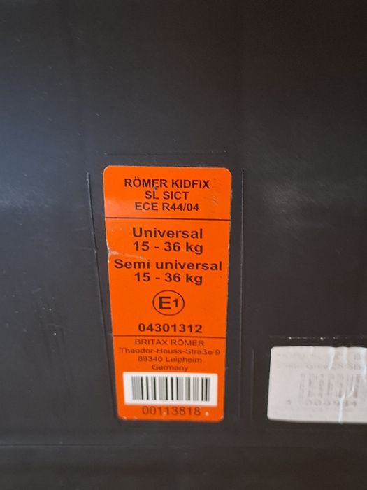 Детски стол за кола Britax Romer Kidfix SL, 15-36 kg