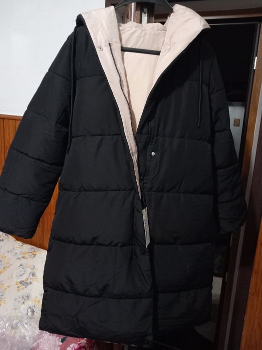 Geaca groasă cu doua fețe