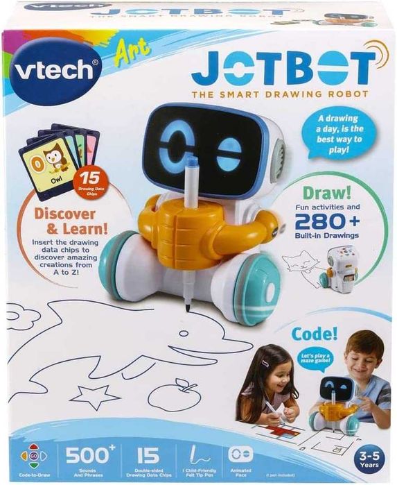 Интерактивен рисуващ робот JotBot Vtech Умният робот за рисуване