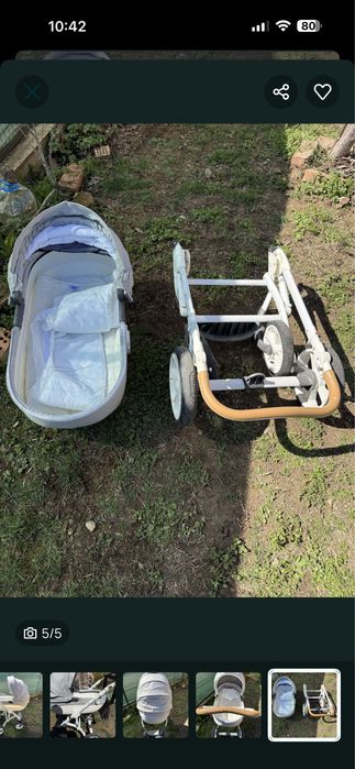 Бебешка сгъваема количка Bass soft