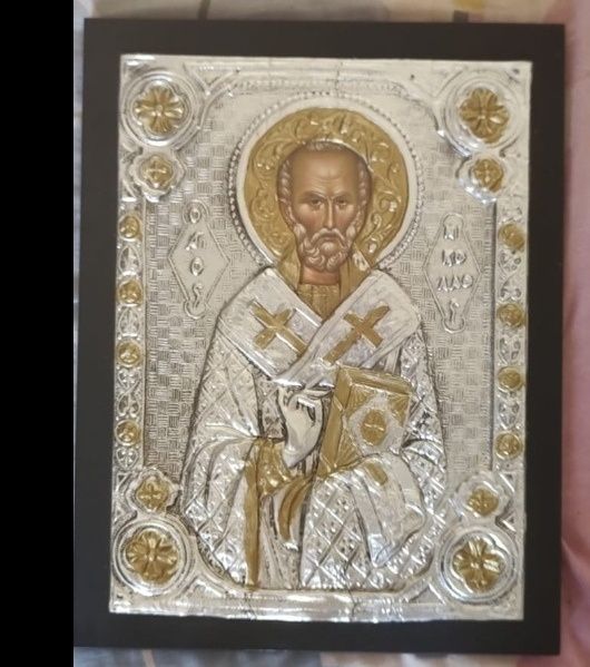 Vând icoane argintate ortodoxe Grecia originale