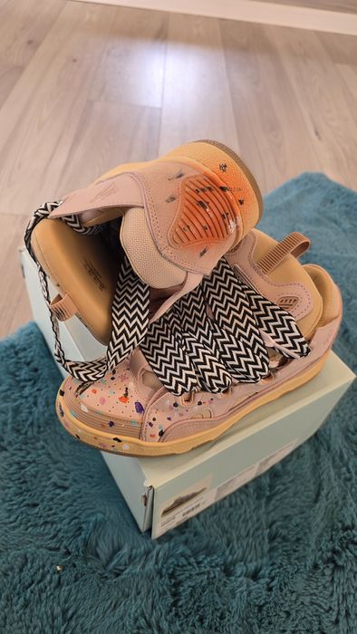 Vand lanvin alb 38 roz graffiti