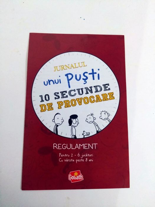 Vând jurnalul unui puști 10 secunde de provocare