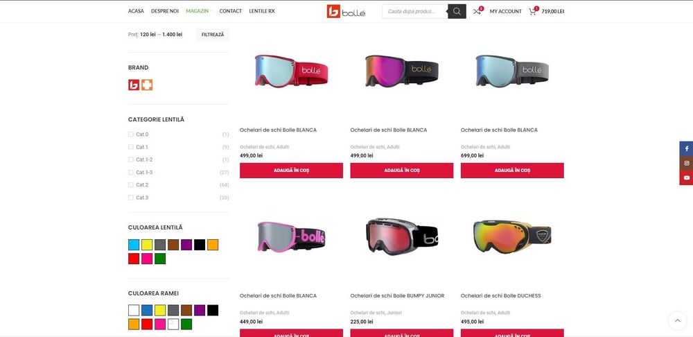 Creare Site Web Prezentare - Magazin online