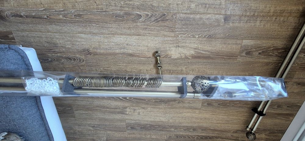 Galerie dubla perdea si draperie  2.40 m