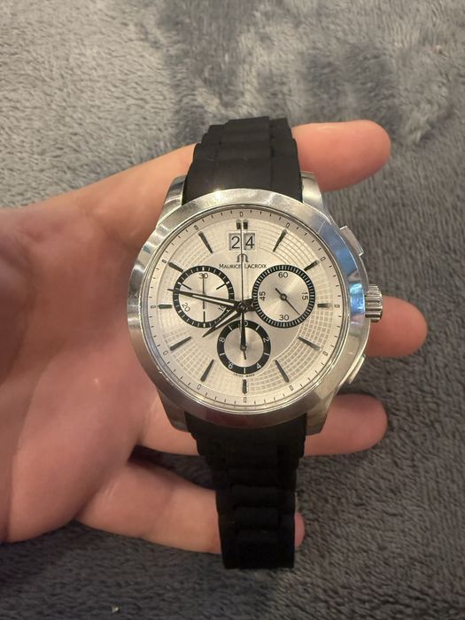 Maurice Lacroix Miros Chronograph – Pachet Complet (Metal + Silicon)