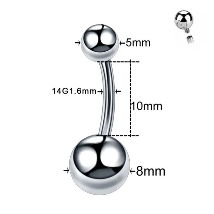 сережка для пирсинга пупка