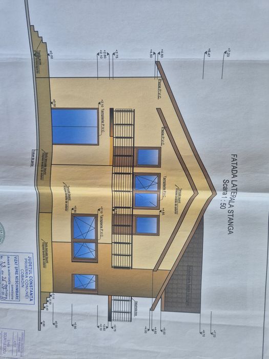 De vânzare teren+casă in construcție
