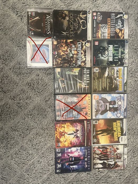 Продам диски с играми на компьютер
