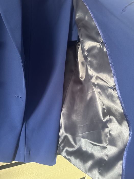 Костюм двойка синего цвета