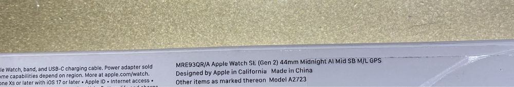 Продам Apple Watch SE новый,в упаковке