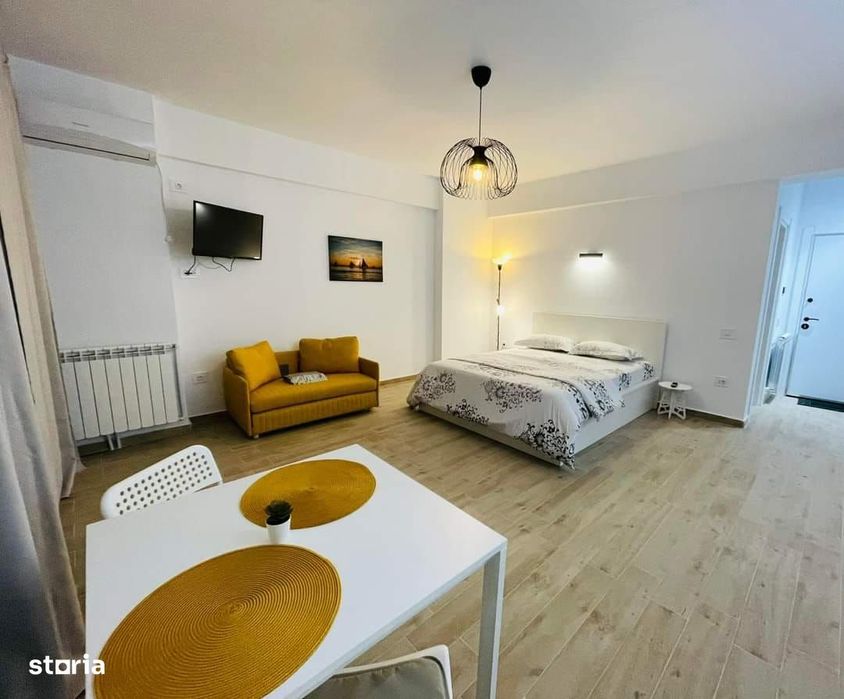 Mamaia Nord - Lidl Complex Meraki garsoniera mobilata, utilata, 300 Eu