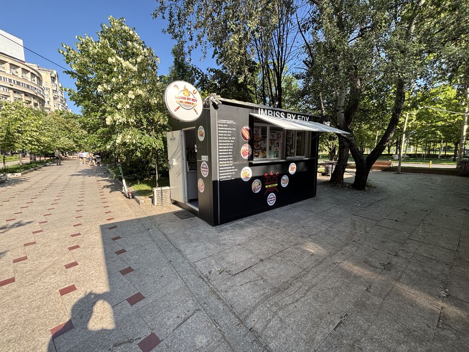 Vand/Schimb Container Fast Food Utilat Complet