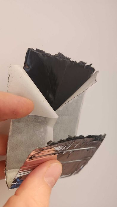 Лента герметик бутиловая каучуковая металлизированная универсальная